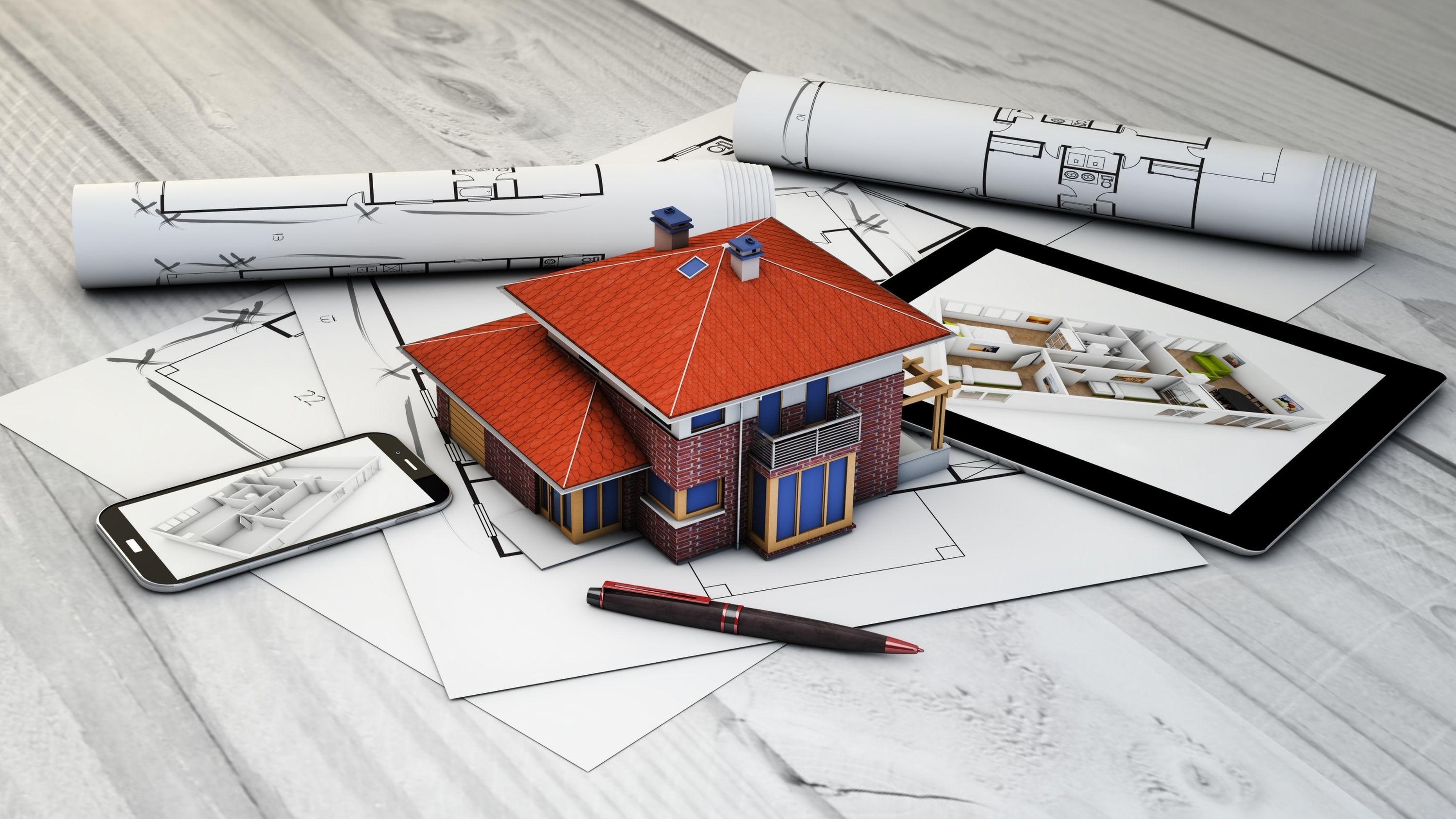 Grand modern university campus